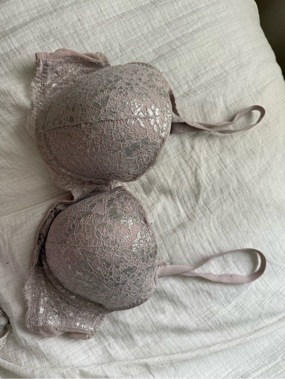 Victoria's Secret Metallic Lace Push-Up Bra
